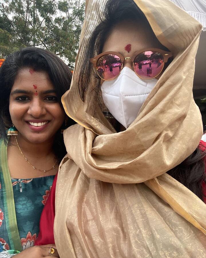 (Image credit: Instagram) శ్రీముఖి ట్రెడిషనల్ పిక్స్