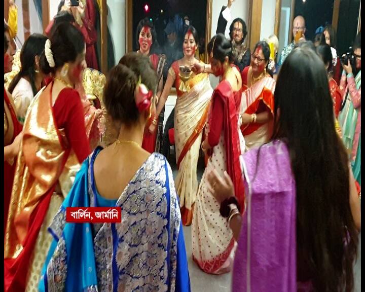 পূজার্চনার পাশাপাশি হয়েছে শুভেচ্ছা বিনিময়। শনিবার ছিল ৫দিনের দূর্গোৎসবের শেষ দিন।