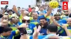 Latur : लातूरमध्ये 'ऑफिसर क्लब'ची सायक्लोथन स्पर्धा; 150 सायकलस्वारांचा होता सहभाग