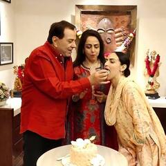 Inside Hema Malini's Close-Knit Birthday Celebrations With Dharmendra & Esha Deol