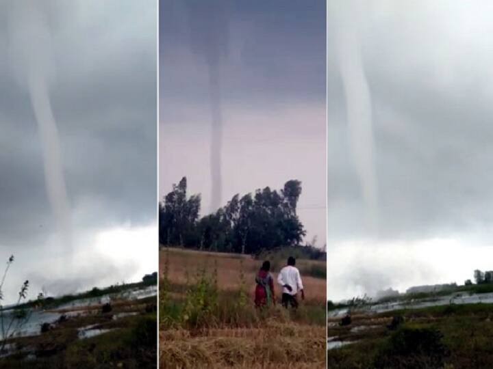 Karimnagar: Water spout took place near lower manair dam, Videos goes viral Karimnagar: కరీంనగర్‌లో అద్భుత దృశ్యం, డ్యామ్ నుంచి నీరు ఆకాశంలోకి.. ఆ వింత చూసి జనాలు షాక్.. వీడియో