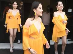 ફરી એકવાર ડીપ નેકકટ વાળો સેક્સી ડ્રેસ પહેરીને ભીડની વચ્ચે નીકળી ઉર્ફી જાવેદ, લૂક જોઇને ફેન્સ રહી ગયા દંગ, જુઓ