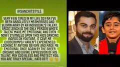 Virat Kohli gets blown away by Sanchit's dance talent