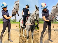 Kangana Ranaut Horse Riding: सुबह-सुबह घोड़े के साथ मस्ती करते कंगना रनौत की तस्वीरें वायरल, देखिए Super Cool अंदाज