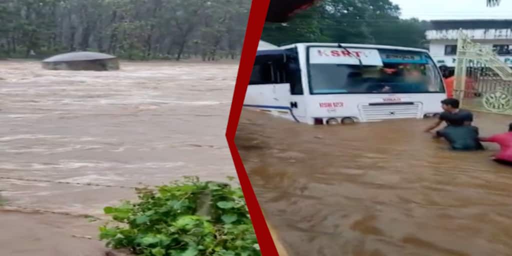 Kerala Flood Situation: death toll rose to 10 when the landslide triggered a flood situation Kerala Flood Situation: হড়পা বান, ধসের জেরে বন্যা পরিস্থিতি কেরলে, মৃতের সংখ্যা বেড়ে ১০