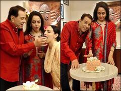 Inside Hema Malini's Close-Knit Birthday Celebrations With Dharmendra & Esha Deol