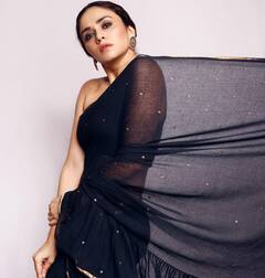 In Pics : अमृताचा साडीतील ग्लॅमरस लूक, फोटोंनी वेधलं चाहत्यांचं लक्ष!