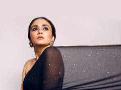 In Pics : अमृताचा साडीतील ग्लॅमरस लूक, फोटोंनी वेधलं चाहत्यांचं लक्ष!