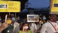Bangladesh में मंदिरों पर हमले के खिलाफ Kolkata में Candle March