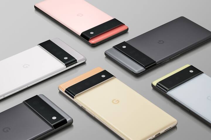 Google Pixel 6: Google Pixel 6 ਸੀਰੀਜ਼ 19 ਅਕਤੂਬਰ ਨੂੰ ਲਾਂਚ ਹੋਵੇਗੀ। ਇਸ ਸੀਰੀਜ਼ 'ਚ 2 ਸਮਾਰਟਫੋਨ - Google Pixel 6 ਤੇ Google Pixel 6 Pro ਹੋਣਗੇ। ਇਨ੍ਹਾਂ ਡਿਵਾਈਸਾਂ 'ਚ ਗੂਗਗ ਵੱਲੋਂ ਬਣਾਇਆ ਨਵਾਂ ਟੈਂਸਰ ਚਿੱਪਸੈੱਟ ਹੋਵੇਗਾ, ਪੰਚ ਹੋਲ ਸਕ੍ਰੀਨ ਹੋਵੇਗੀ, 120Hz ਵਾਲੀ ਸਕ੍ਰੀਨ ਹੋ ਸਕਦੀ ਹੈ ਤੇ ਬੈਕ 'ਤੇ 50MP + 12MP ਦਾ ਕੈਮਰਾ ਸੈਟਅਪ ਹੋ ਸਕਦਾ ਹੈ।