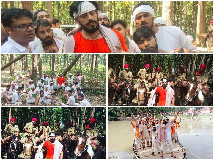 रवि किशन की ऐतिहासिक फिल्म चौरीचौरा प्रतिकार 1922’ की शूटिंग गोरखपुर के कुसम्ही जंगल में शुरू हो गई है. फिल्म में सांसद और एक्टर रवि किशन भगवान अहीर की मुख्य भूमिका में हैं.