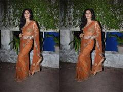 ऑरेंज साड़ी में बेहद हसीन दिखीं Katrina Kaif, Rohit Shetty संग शुरू किया Sooryavanshi का प्रमोशन