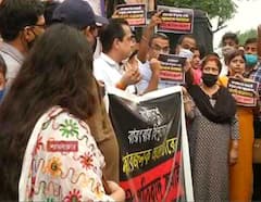 Bangladesh: বাংলাদেশে অশান্তির প্রতিবাদে রাজ্যজুড়ে বিজেপির বিক্ষোভ