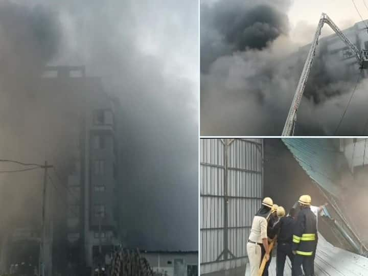 Surat Fire: 2 Killed, Several Injured In Massive Fire In Packaging Unit. 145 Rescued Surat Fire: 2 Killed, Several Injured In Massive Fire In Packaging Unit. 145 Rescued