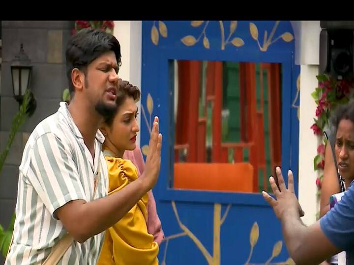 Biggboss 5 Tamil episode 15 abishek pushes Imman annachi to anger and speaks groupism Biggboss Tamil 5 | மொத்த டாஸ்க்கையும் ஒழிச்சு விட்டீங்க.. நீங்கதான் க்ரூப்பு சேக்குறீங்க... இமான் மீது பாய்ந்த அபிஷேக்