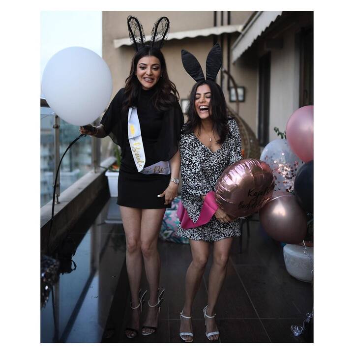 (Image credit: Instagram) తన చెల్లికి పుట్టినరోజు శుభాకాంక్షలు చెబుతోంది అందాల చందమామ కాజల్