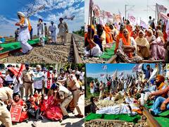 Farmers Stage ‘Rail Roko’ Protest Over Lakhimpur Case, SKM Demands MoS Ajay Mishra’s Dismissal & Arrest