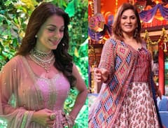 The Kapil Sharma Show के सेट पर Juhi Chawla के साथ 'घूंघट की आड़ से' गाने पर नाचती दिखीं Archana Puran Singh, वीडियो वायरल