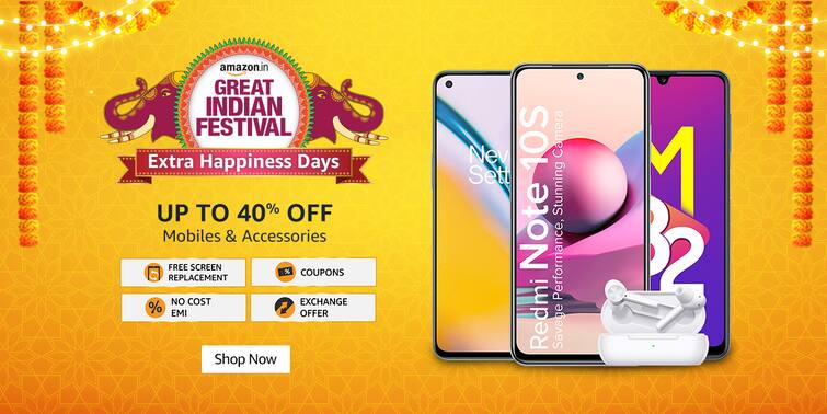 Amazon Festival Sale :  5 best popular smartphone on amazon sale details here Amazon Festival Sale: સૌથી ઓછી કિંમતમાં  Redmi, Samsung, Realme, Tecno Spark અને Oppoના 5 સ્માર્ટફોનની અમેઝોન પર છે ધૂમ