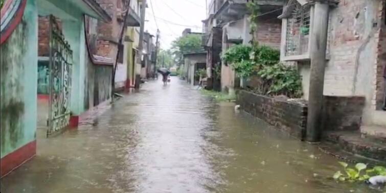 South 24 Parganas several areas under Canning Police Station in have been inundated South 24 Pargana: প্রবল বৃষ্টিতে জলমগ্ন দক্ষিণ ২৪ পরগনার ক্যানিং থানার অন্তর্গত একাধিক এলাকা