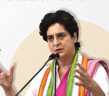 UP Assembly Election 2022 Priyanka gandhi press conference in lucknow congress big announcement related to up elections UP Election 2022 : काँग्रेसचा मोठा निर्णय, उत्तर प्रदेशमध्ये 40 टक्के तिकिटे महिलांना देणार