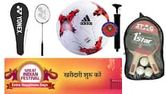 Amazon Festival Sale: स्पोर्ट्स आयटम की सबसे बड़ी सेल, वॉलीबॉल, बास्केट बॉल, टेनिस और बैडमिंटन खरीदें 500 रुपये से कम में