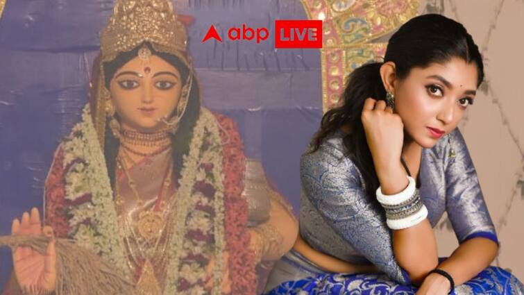 Lakshmi Puja 2021: ABP Exclusive Actress Devlina Kumar shares her Lakshmi Puja story and excitement as her first Puja in Chatterjee house Lakshmi Puja 2021: চট্টোপাধ্যায় বাড়ির নিয়ম অনুযায়ী লক্ষ্মীপুজোর ঘট স্থাপন করেছি : দেবলীনা কুমার