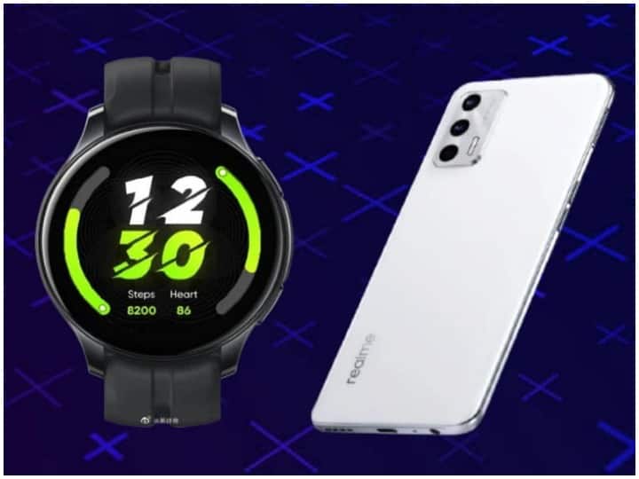 Realme to launch Realme Watch T1 smartwatch alongside Realme GT Neo 2T and Realme Q3s smartphones at Realme Launch Event Realme Launch Event: दो नए स्मार्टफोन के साथ लेटेस्ट फीचर्स के साथ लॉन्च होगी ये स्मार्टवॉच, जानें सभी की डिटेल्स