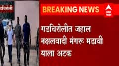 Gadchiroli : जहाल नक्षलवादी मंगरू मडावी याला अटक, सरकारनं जाहीर केलं होतं दोन लाखांचं बक्षीस