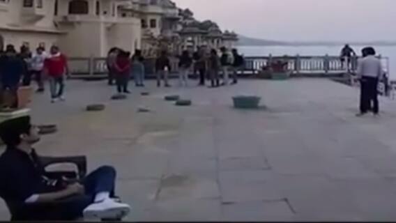 Harshad Chopda shooting for 'Yeh Rishta Kya Kehlata Hai' in Udaipur