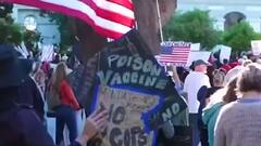 Parents protest against California COVID vaccine mandate for kids