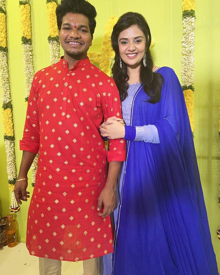ముక్కు అవినాష్ పెళ్లిలో.. శ్రీముఖి సందడి, రాములమ్మ ఎక్కడున్నా పండగే! - Image Credit: Sreemukhi/Instagram