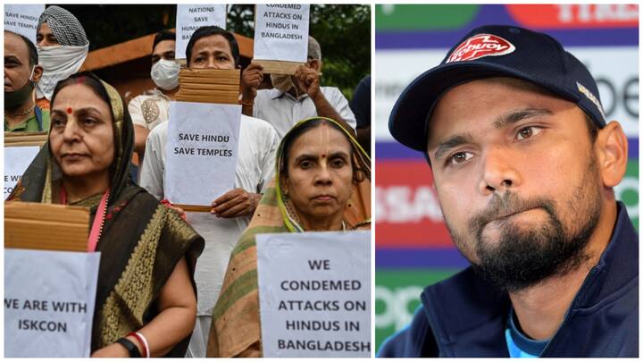 Bangladesh Violence 'Broke My Heart': Cricketer Mashrafe Mortaza On Recent Attacks On Minorities Bangladesh Violence 'Broke My Heart': Cricketer Mashrafe Mortaza On Recent Attacks On Minorities