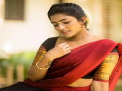 Eesha Rebba pics: மயக்கும் கண்கள்...சிரிக்கும் இதழ்கள்... தாவணியில் கலக்கும் ஈஷா..!