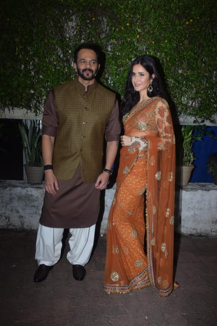 Ever since Sooryavanshi announced its release next month, its cast have been busy promoting the movie. On Monday, Katrina caught our eyes as she chose a sheer orange saree for the promotion of her upcoming film. [pic credit: Manav Manglani]