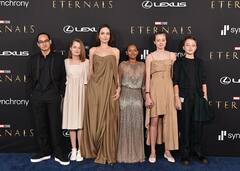 IN PICS: Angelina Jolie Stuns At ‘Eternals’ Premiere As She Poses With Her Five Children- Maddox, Zahara, Shiloh, Vivienne & Knox