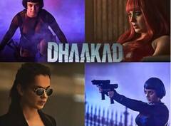 Kangana Ranaut च्या 'धाकड'ची रिलीज डेट जाहिर; कंगानाच्या लूकची जोरदार चर्चा