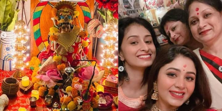 'বাড়ির লক্ষ্মীদের' নিয়ে কোজাগরী লক্ষ্মীপুজোর আয়োজন ঋতাভরী চক্রবর্তীর।