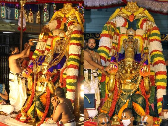 Pournami Garuda Seva: తిరుమలలో ఘనంగా పౌర్ణ‌మి గ‌రుడ‌సేవ‌..