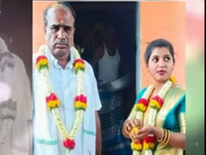 Man in 65 married a 25 years old girl; netizens cried in the comments ஏம்மா மேகனா... இது நியாயமா...? முரட்டு சிங்கிள்களை முரட்டு கோபத்திற்கு ஆளாக்கிய மேகனா மேரேஜ்!