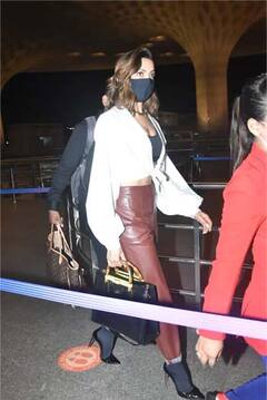 Deepika Paukone Look : हाय हिल्ससह दिपिकाचा एअरपोर्ट लूक; क्लासी फोटोंची चर्चा