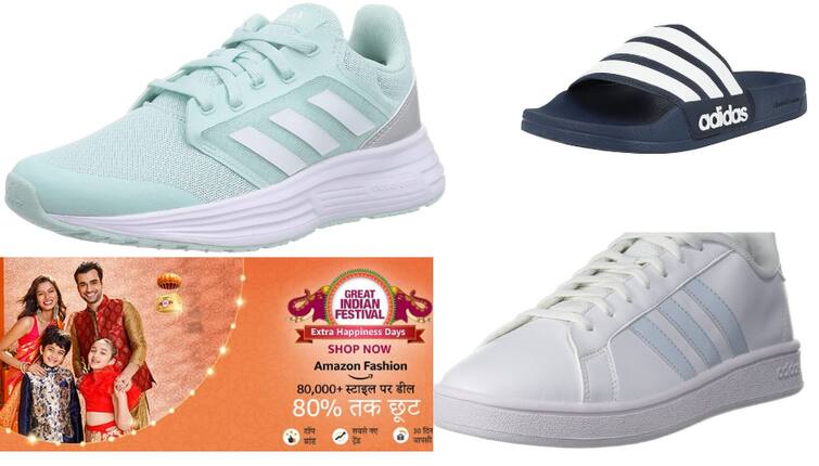 Amazon Festival Sale On Adidas Shoes Buy Adidas Sneaker for men Adidas sports shoes on Discount  Adidas women sneakers Amazon Festival Sale: इससे सस्ते कहीं नहीं मिलेंगे Adidas के शूज, एमेजॉन ब्रांड डे सेल में Adidas पर 60% तक का डिस्काउंट