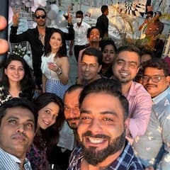 Sunny Leone's Husband's Birthday Celebration Was All About Family Love. Don't Miss Their Kids' Special Handmade Card