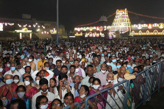 Pournami Garuda Seva: తిరుమలలో ఘనంగా పౌర్ణ‌మి గ‌రుడ‌సేవ‌..