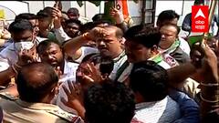 Nagpur : नागपुरात उड्डाणपुलाचा भाग कोसळल्या प्रकरणी राष्ट्रवादीचे आंदोलन