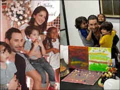 Sunny Leone's Husband's Birthday Celebration Was All About Family Love. Don't Miss Their Kids' Special Handmade Card