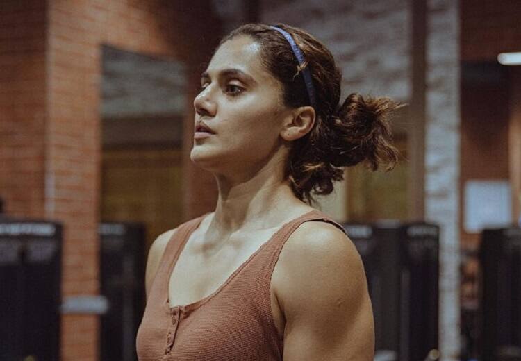 Taapsee Pannu says that women can also be muscular against trolls on body shaming `உருவ அமைப்பை மாற்றலாம்!’ - உருவக் கேலி குறித்து டாப்சி பதில்!