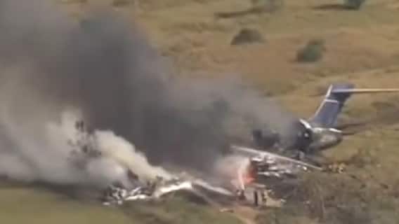 Texas plane skids off runway; 21 passengers on-board make a hairline escape