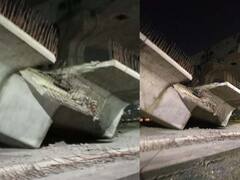 Photo : नागपूरच्या कळमना परिसरात निर्माणाधीन उड्डाणपुलाचा भाग कोसळला!