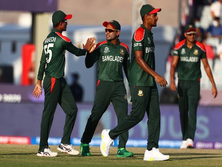 ICC T20 WC 2021: Bangladesh won the match by 84 runs against Papua New Guinea in Match 9 at Al Amerat Cricket Stadium BANG vs PNG, Match Highlights: உலககோப்பை சூப்பர் 12 சுற்றுக்கு முதல் அணியாக தகுதி பெற்றது வங்கதேசம்